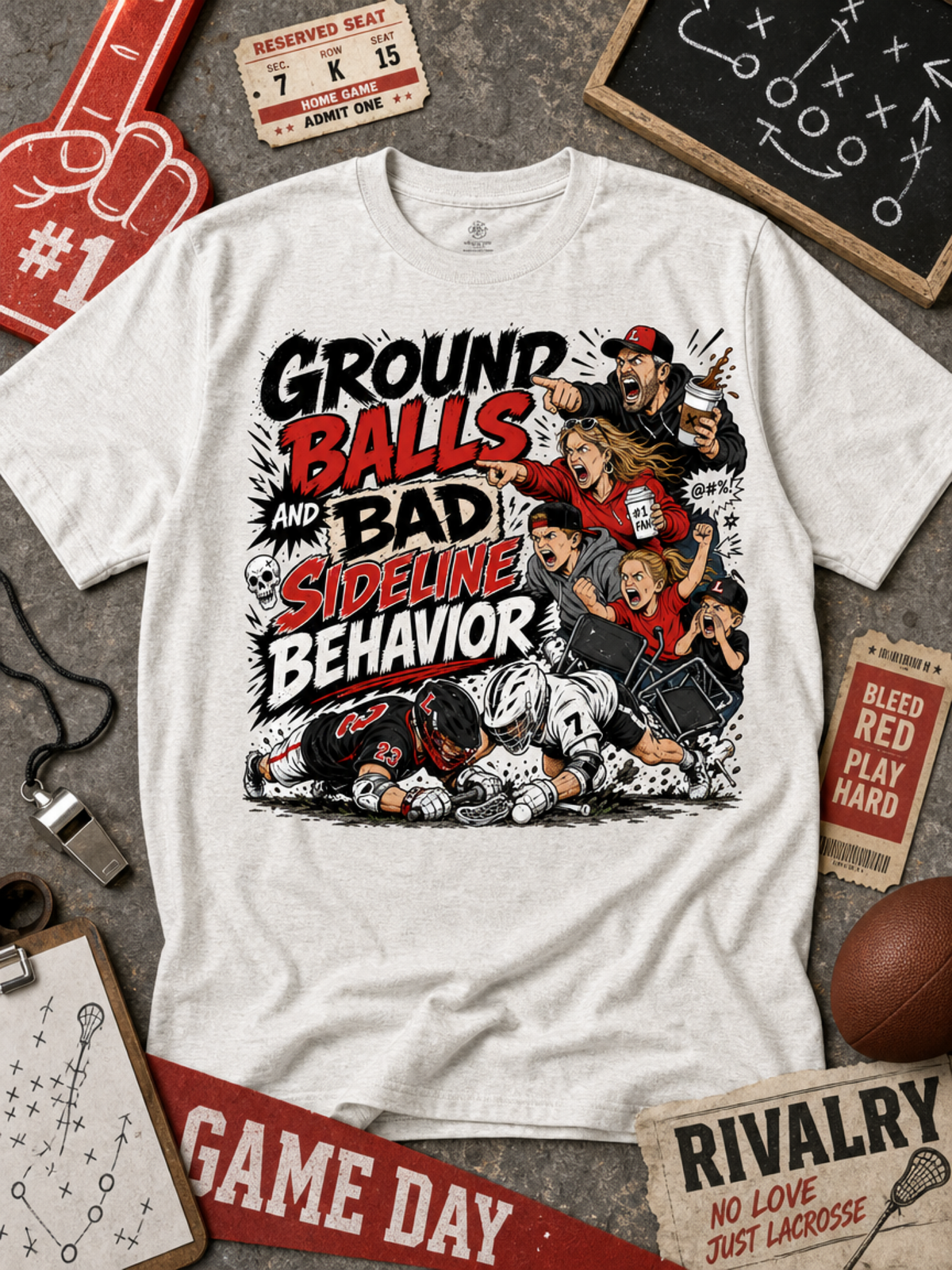 BALLS & BAD SIDELINE BEHAVIOR.