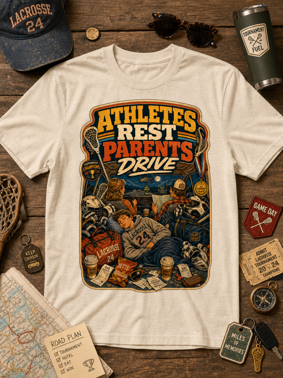 ATHLETES REST. PARENTS DRIVE.