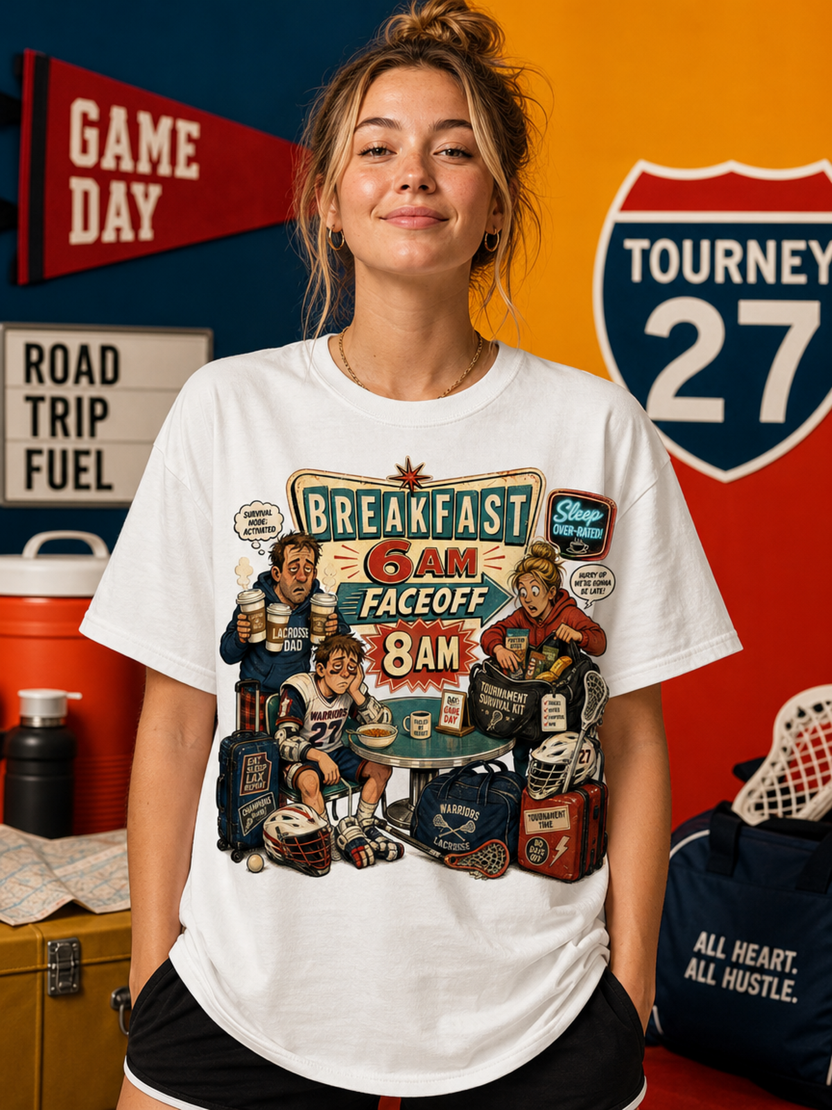 BREAKFAST 6AM. FACEOFF 8AM.