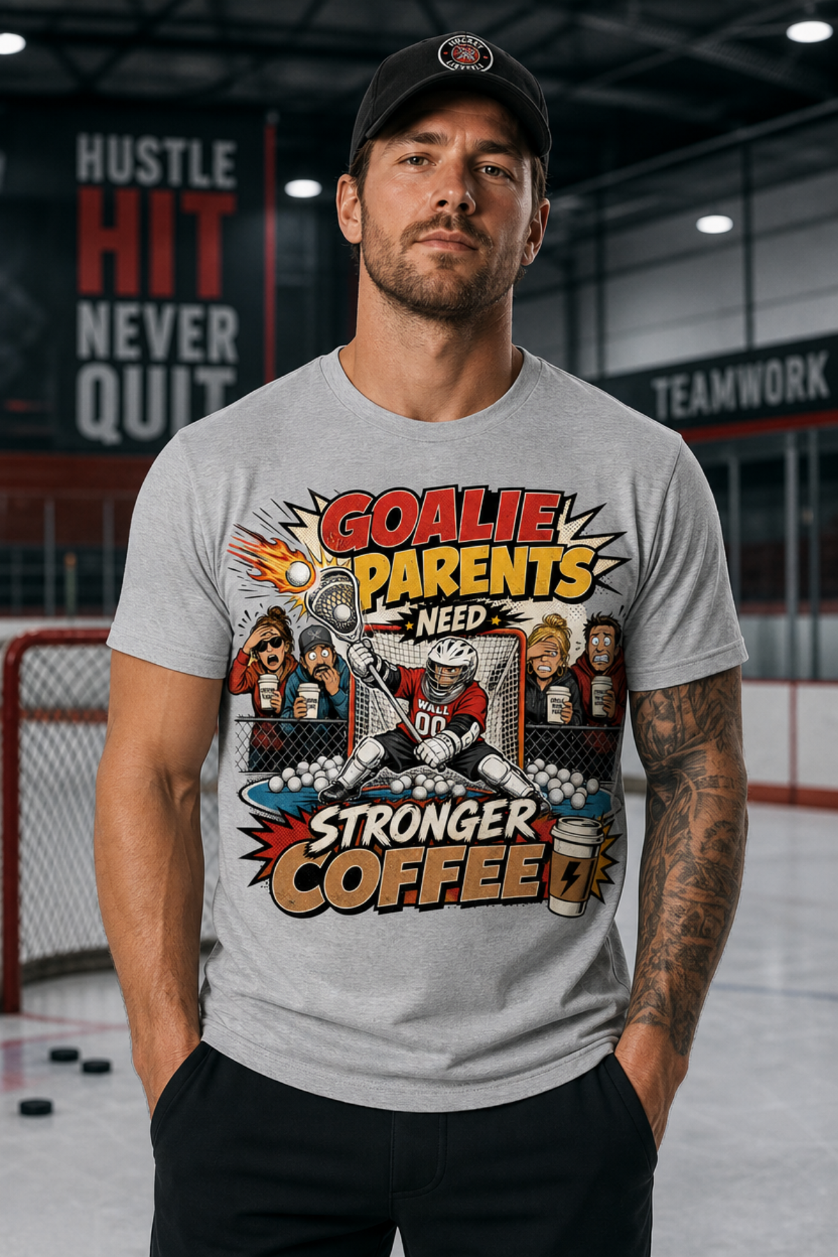GOALIE PARENTS NEED STRONGER COFFEE.